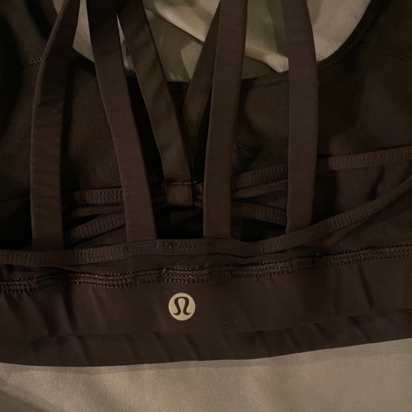 Lululemon Black Strappy Sports Bra 4 - Picture 2 of 5